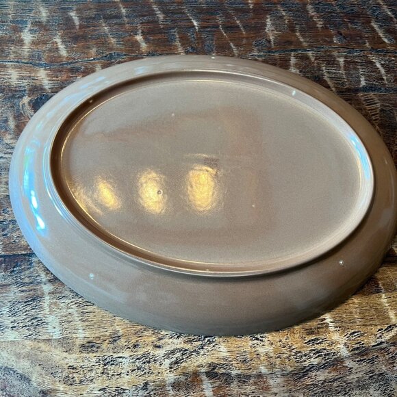 Russell Wright Iroquois Casual China Nutmeg Oval Serving Platter 14.25 Vintage U - Picture 4 of 7